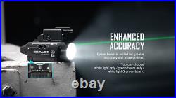 Olight Baldr Mini Black 600 Lumen Pistol Flashlight with Green Laser Sight