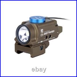 Olight Baldr Mini Desert Tan Rechargeable Pistol Light, Green Laser, 600 Lumens