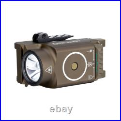 Olight Baldr Mini Desert Tan Rechargeable Pistol Light, Green Laser, 600 Lumens