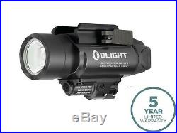 Olight Baldr Pro 1350 Lumen Pistol Flashlight with Green Laser Sight