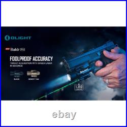 Olight Baldr Pro 1350 Lumen Pistol Flashlight with Green Laser Sight (Black) Olight Baldr Pro 1350 Lumen Pistol Flashlight with Green Laser Sight (Black)
