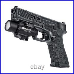 Olight Baldr Pro 1350 Lumen Pistol Flashlight with Green Laser Sight Black