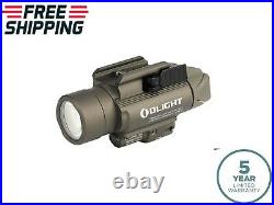 Olight Baldr Pro 1350 Lumen Pistol Flashlight with Green Laser Sight (Tan) DHL