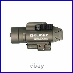 Olight Baldr Pro 1350 Lumen Pistol Flashlight with Green Laser Sight (Tan) DHL