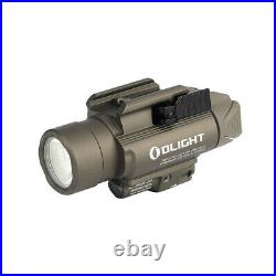 Olight Baldr Pro Desert Tan Weapon Light, Green Laser Sight & White LED, 1350 LM