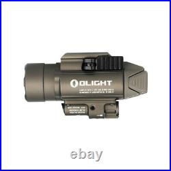 Olight Baldr Pro Desert Tan Weapon Light, Green Laser Sight & White LED, 1350 LM