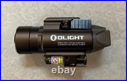 Olight Baldr Pro Desert Tan with Green Laser Sight and White LED