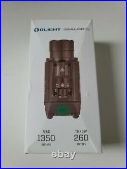 Olight Baldr Pro Desert Tan with Green Laser Sight and White LED, NEW