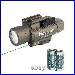 Olight Baldr Pro Green Laser and LED Light Combo 1350 Lm Flashlight, Desert Tan Olight Baldr Pro Green Laser and LED Light Combo 1350 Lm Flashlight, Desert Tan