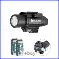 Olight Baldr Pro Green Laser and LED Light Combo, 1350 Lumen CW LED Flashlight