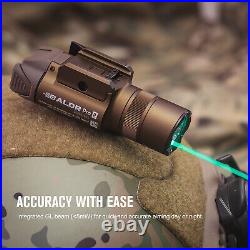 Olight Baldr Pro R Rechargeable Tactical Light with Green Laser Sight 1350 Lumen
