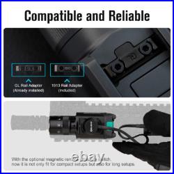 Olight Baldr Pro R Tactical Gun Flashlight Rail Mount Green Pistol Laser NEW