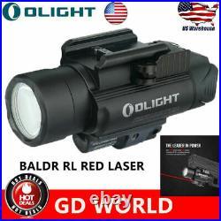 Olight Baldr RL Red Laser Pistol Tactical Flashlight Weaponlight Glock Rail Hot