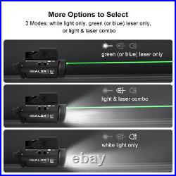 Olight Baldr S 800 Lumen Weaponlight Tactical Pistol Gun Light Green Laser Black