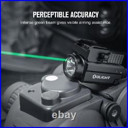 Olight Baldr S 800 Lumen Weaponlight Tactical Pistol Gun Light Green Laser Black