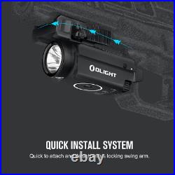 Olight Baldr S 800 Lumen Weaponlight Tactical Pistol Gun Light Green Laser Black