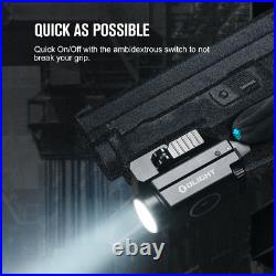 Olight Baldr S 800 Lumen Weaponlight Tactical Pistol Gun Light Green Laser Black