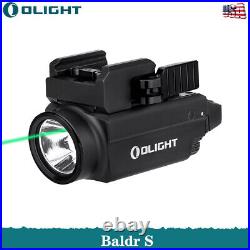 Olight Baldr S 800 Lumens Weaponlight Tactical Flashlight Green Laser Black Rail