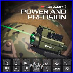 Olight Baldr S 800 Lumens Weaponlight Tactical Flashlight Green Laser OD Green