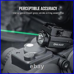 Olight Baldr S Rail Mounted Light with Green Laser, Black New with Rechargeable