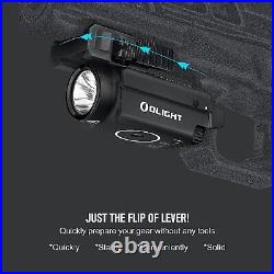 Olight Baldr S Rail Mounted Light with Green Laser, Black New with Rechargeable