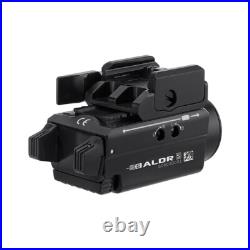 Olight Baldr S Strobe Rechargeable Weapon Light, White LED 800 Lum, Green Laser