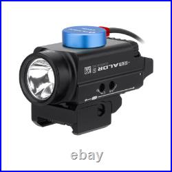 Olight Baldr S Strobe Rechargeable Weapon Light, White LED 800 Lum, Green Laser