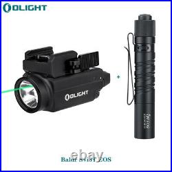 Olight Baldr S Tactical Light 800 Lumen Green Laser+i3T EDC LED Small Flashlight