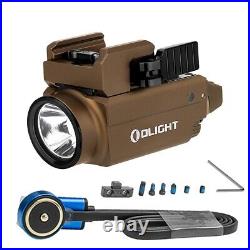 Olight Baldr S Tan 800 Lumen Pistol Flashlight with Green Laser Sight