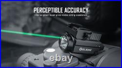 Olight Baldr S Tan 800 Lumen Pistol Flashlight with Green Laser Sight