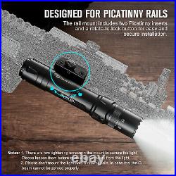 Olight Odin GL Picatinny Rechargeable Tactical Flashlight Green Laser Sight US