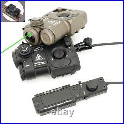 Outdoor Aiming Pointer CNC Green Laser Adjustable IR Laser Sight Tactical Switch