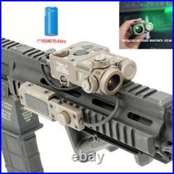 PERST 4 Aiming Pointer Green Laser / IR Laser Sight KV-D2 Tactical Switch Tan US