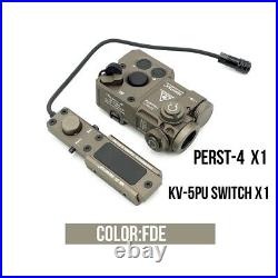PERST-4 Pointer Aiming IR / Green Laser Sight with KV-D2 Tactical Switch Reset