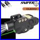 Pistol Green Laser Flashlight Combo Sensor Switch Built-in Battery Rechargeable