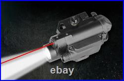 Pistol or Picatinny Rail Laser Sight + Flashlight + Video Camera Home Defense