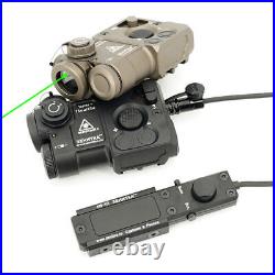 Pointer PERST-4 Aiming Green/ IR Laser Sight with KV-D2 Tactical Switch Reset US