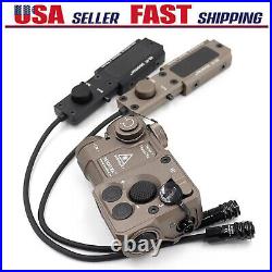 Pointer PERST-4 Aiming IR / Green Sight 850nm with KV-D2 Tactical Switch Reset TAN