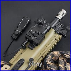 Pointer PERST-4 IR / Green Laser Sight with KV-D2 Tactical Switch Reset Tan