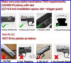 Precision Laser Sight for Pistol Rechargeable, Easy Setup, Class IIIA Rated
