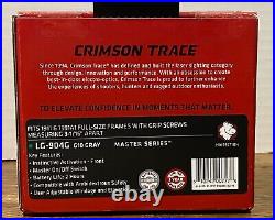 RARE Crimson Trace LG-904G LASERGRIPS G10 Grip with GREEN Laser, 1911 FULL SIZE
