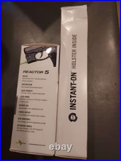 REACTOR R5 Gen 2 Green Laser Sight Glock 43/43x/48 with G43 Instant on holster