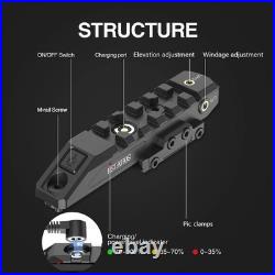 Rechargeable Green Laser Sight, 5mW Output, Class IIIA