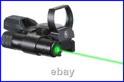 Rechargeable Green Laser Sight for Subcompact Pistols with Rails Compatible with