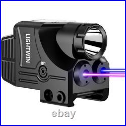 Rechargeable Purple Blue Laser Sight Strobe Mode