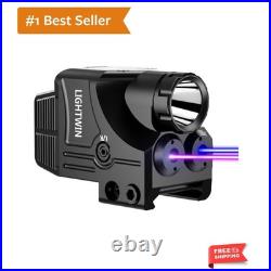 Red/Green/Blue/Purple Laser Beams with 800 Lumens Flashlight for Pistols, 3 i
