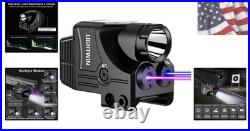 Red/Green/Blue/Purple Laser Beams with 800 Lumens Flashlight for Pistols, 3 i