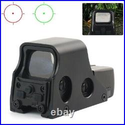 Red Green Dot Reflex Sight Scope 551 Series Tactical Holographic Optic 20mm Rail