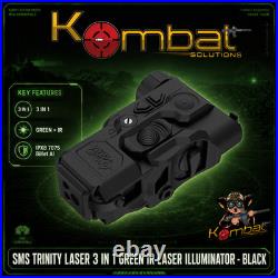 SMS Trinity Laser 3 in 1 Green IR Laser Illuminator Black IN STOCK