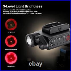 SMSlaser Rechargeable Infrared IR Laser+ Visible Laser Sight + 1200 Lumens In